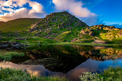 A small pond up at Mannen Lofoten